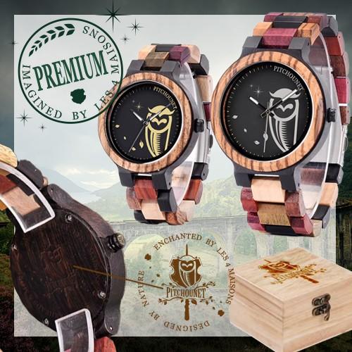 Montre à quartz en bois Pitchounet
