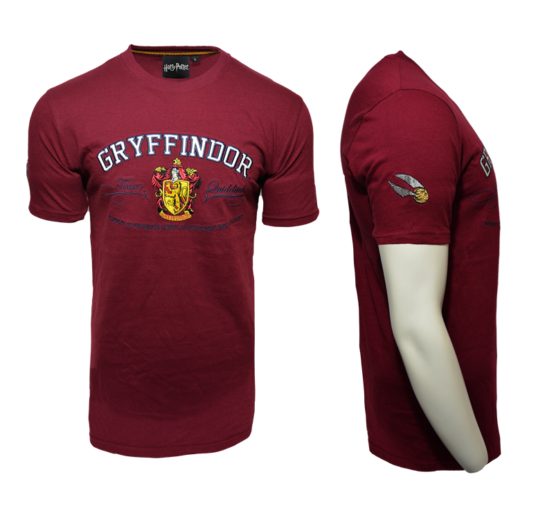 T-shirt brodé Gryffindor (Gryffondor) unisexe