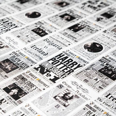 Papier cadeau & cahiers Mina Lima - Gazette du Sorcier