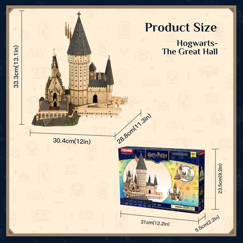 Puremind x Harry Potter Hogwarts Great Hall 1610