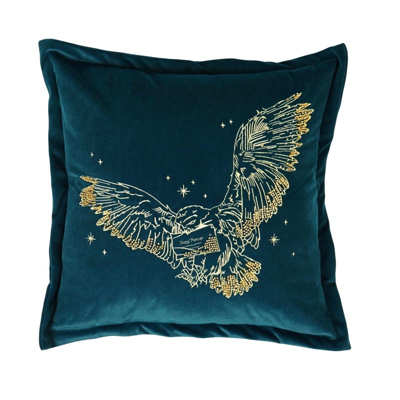COUSSIN VELOURS ALUMNI - HEDWIGE - HARRY POTTER