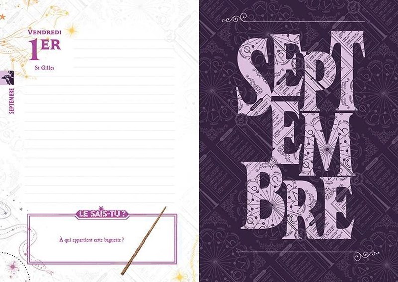 Agenda Harry Potter 2023-2024 - Fières d'être sorcières