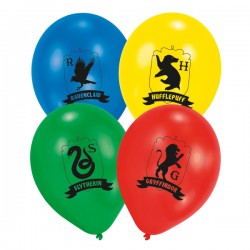 6 ballons de baudruche déco de fête Harry Potter