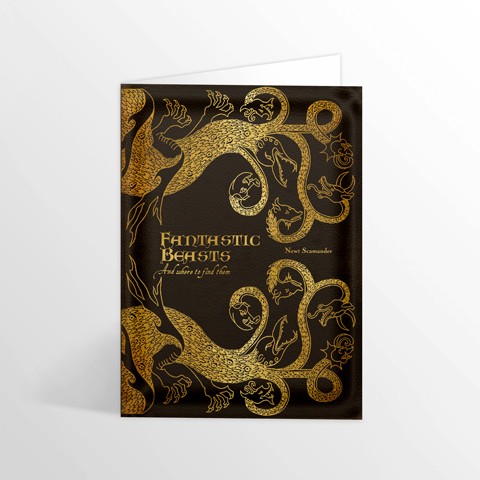 Carte de voeux - Les Animaux Fantastiques