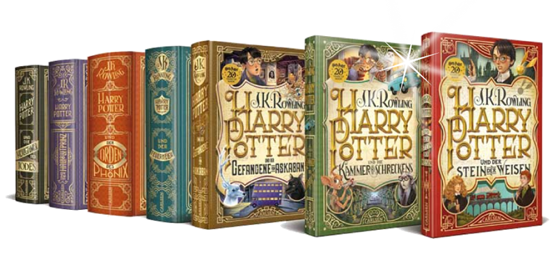 Édition 20 ans ALLEMANDE des 7 tomes Harry Potter