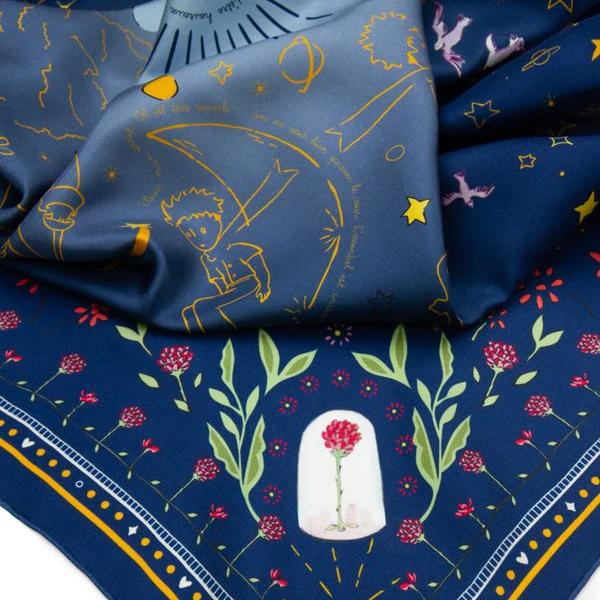 Carré de soie 90, la nuit du Petit Prince