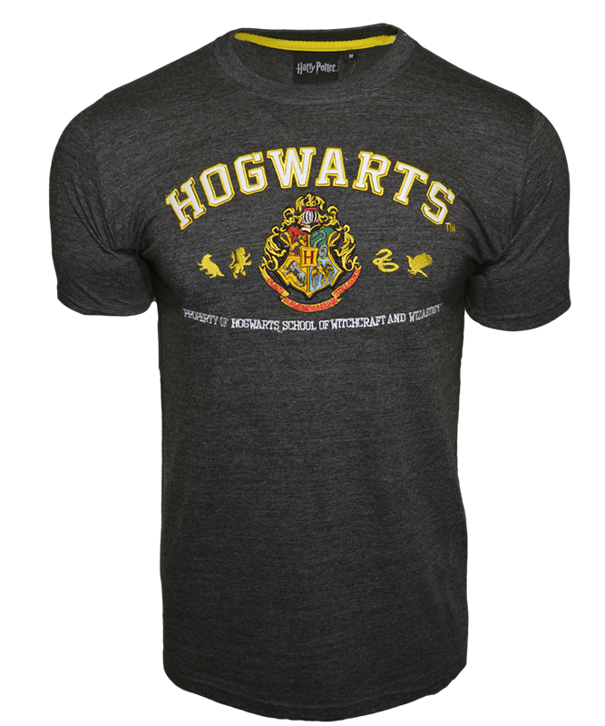 T-shirt brodé Hogwarts (Poudlard) unisexe