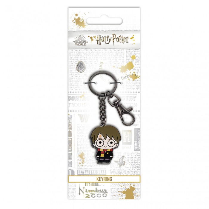 Porte-clés Harry Potter personnage chibi métallique