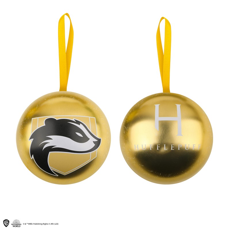 Boule de Noël Poufsouffle + chaussettes - Harry Potter