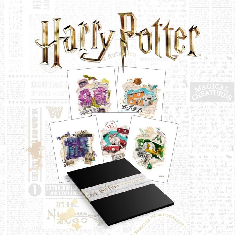 Set de 10 lithographies Harry Potter de qualité supérieure