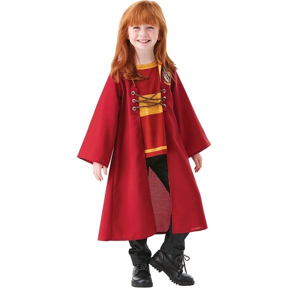 Déguisement cape + top de Quidditch Harry Potter