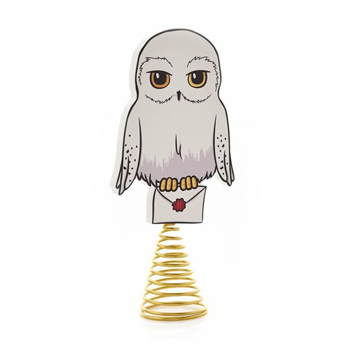 Cime sapin de Noël Hedwige - Harry Potter