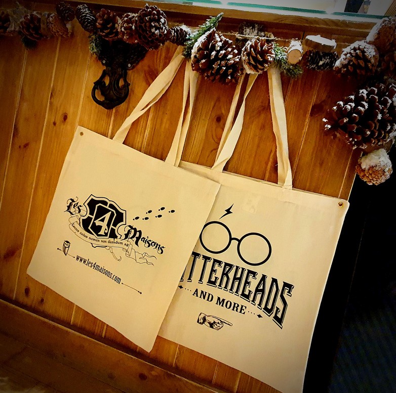 Tote Bag Les 4 Maisons recto-verso