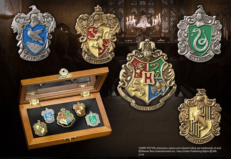 Pins Maisons de Poudlard - Noble Collection Harry Potter