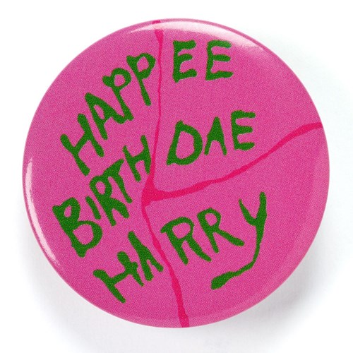 Badge gâteau anniversaire Hagrid - Harry Potter