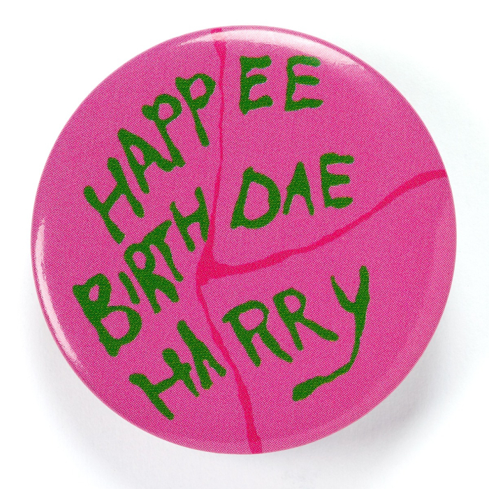 Badge gâteau anniversaire Hagrid - Harry Potter
