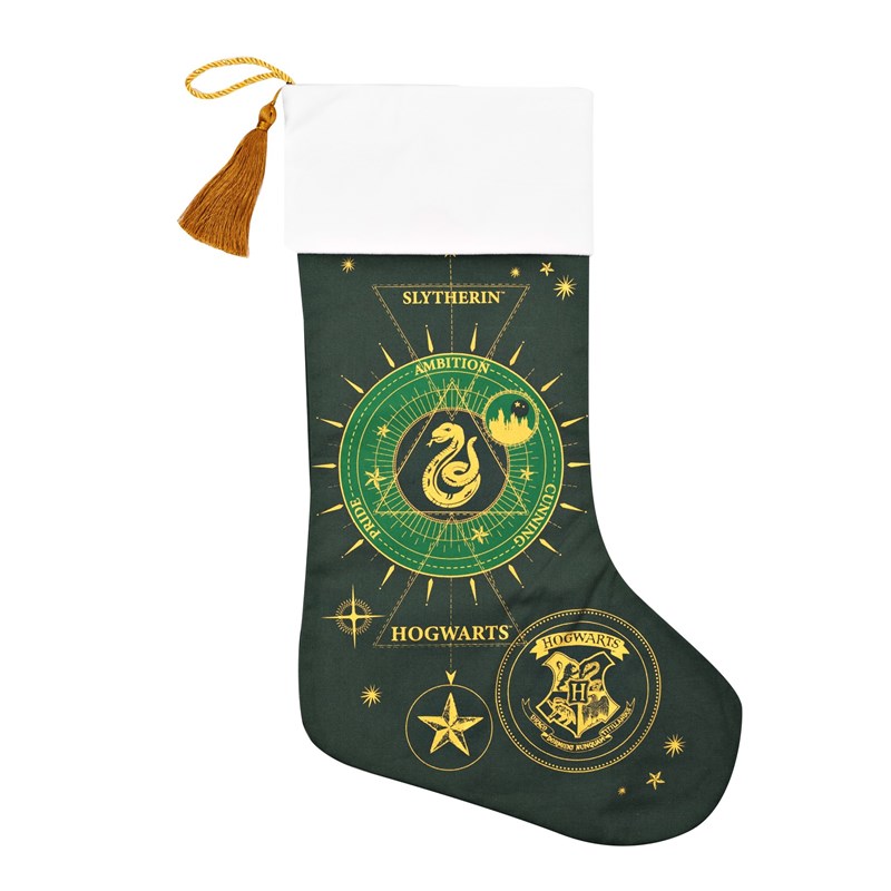 Chaussette de Noël Harry Potter - Serpentard