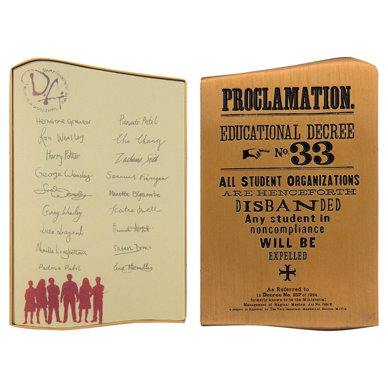 Lingot Armée de Dumbledore éd. lim. 2007ex. - Harry Potter