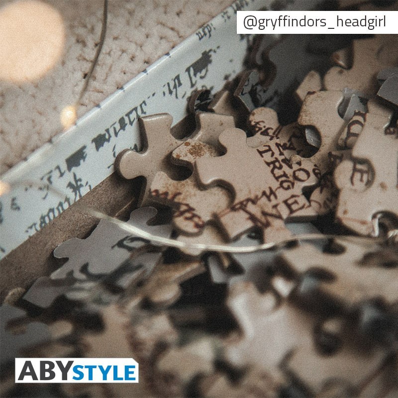 Puzzle 1000 pièces Carte du Maraudeur - Harry Potter