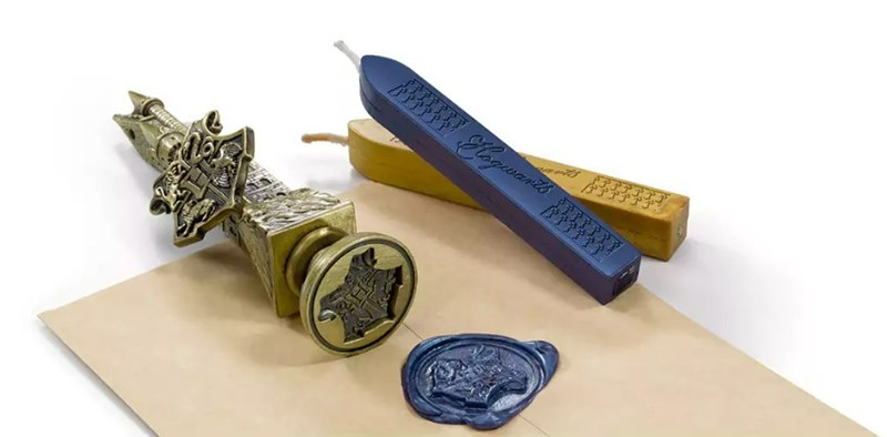 Sceau cire Poudlard - Noble Collection - Harry Potter