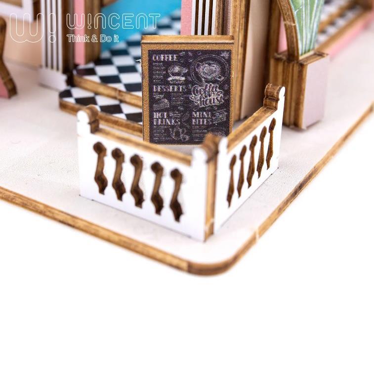 Puzzle 3D en bois British Coffee Shop