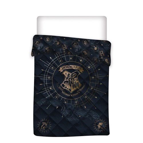 Couvre-lit Poudlard 100% polyester - Harry Potter