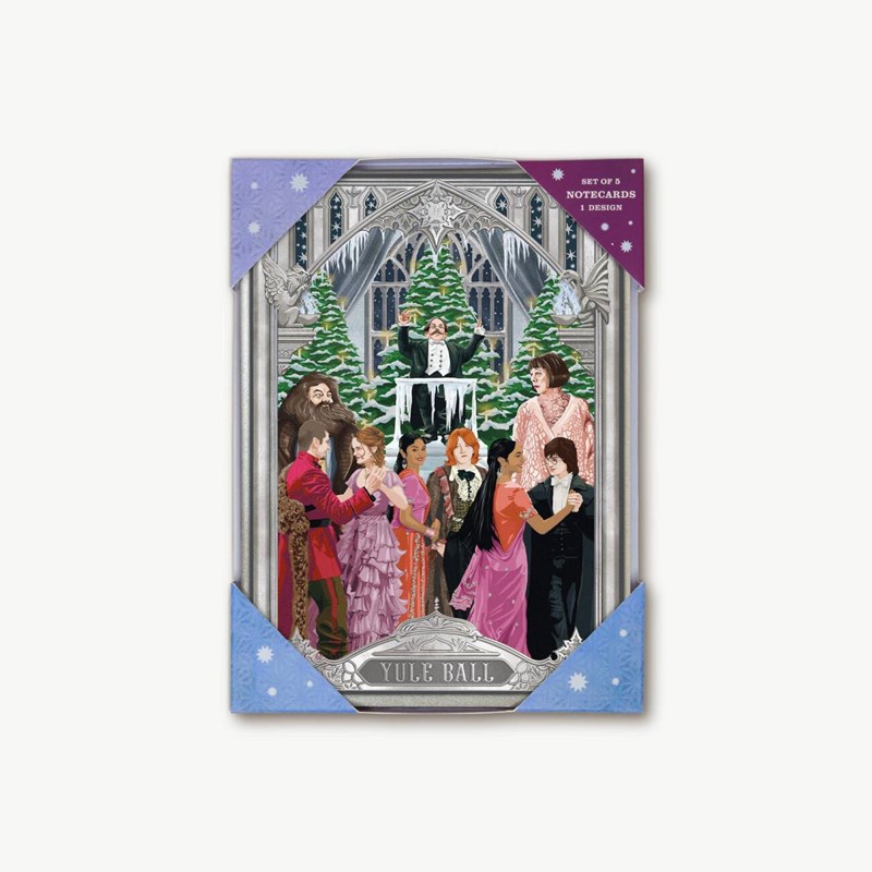 Set 5 cartes de voeux Yule Ball MinaLima - Harry Potter