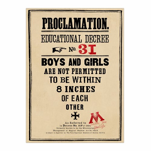 Poster Proclamation N°31 - MinaLima