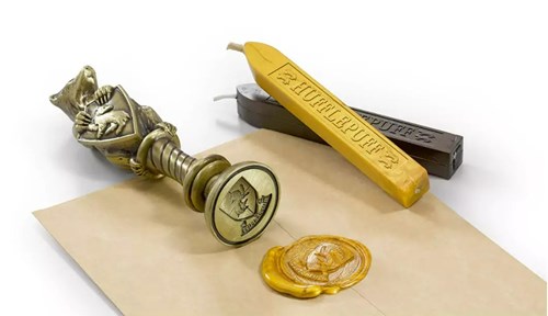 Sceau de cire Poufsouffle - Noble Collection - Harry Potter