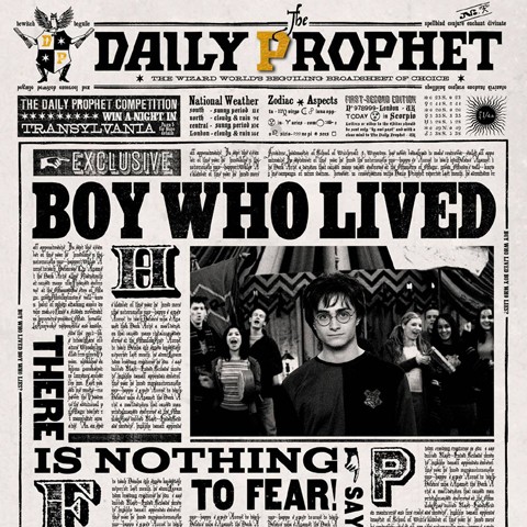 Carte de vœux lenticulaire - Le Garçon qui a Survécu