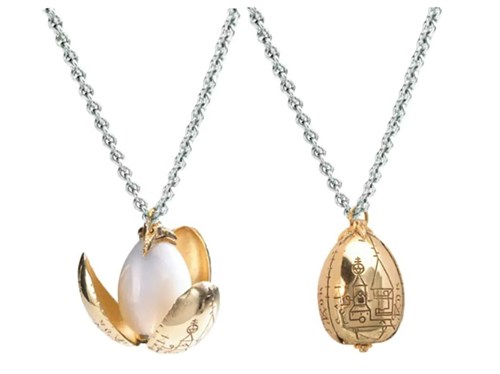 collier pendentif oeuf d'or harry potter noble collection