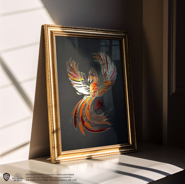 Artprint Fumseck dorure à chaud - Harry Potter