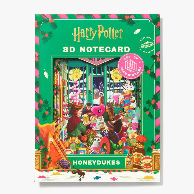 Carte de voeux 3D Honeydukes - MinaLima - Harry Potter