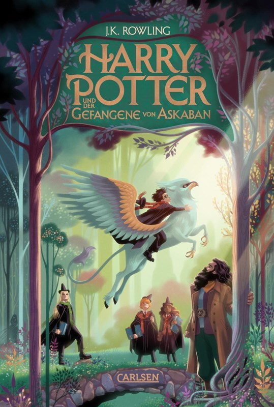 7 tomes Harry Potter ALLEMANDS 25 ans - Couvertures par George Caltsoudas