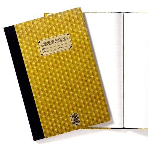 Réplique cahier d'exercices Poufsouffle de 1910