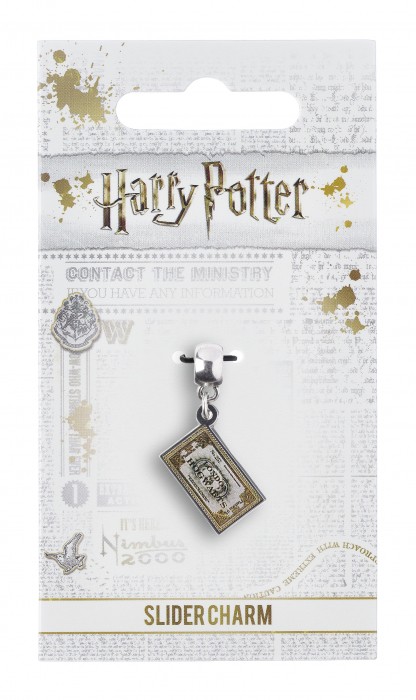 Slider charm pendentif Ticket Poudlard Express - Harry Potter
