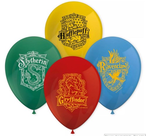Lot 4 ballons latex Harry Potter 30 cm