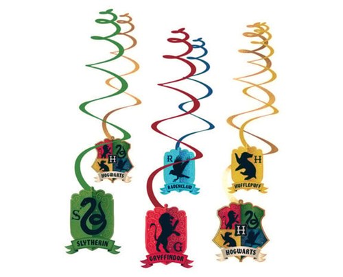 6 décorations de fête suspendues Harry Potter