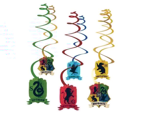 6 décorations de fête suspendues Harry Potter