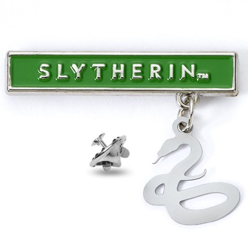 Pins barre et charm Serpentard - Harry Potter