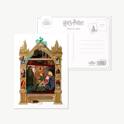 Carte postale Harry Potter par MinaLima - "... that's a real spell?"