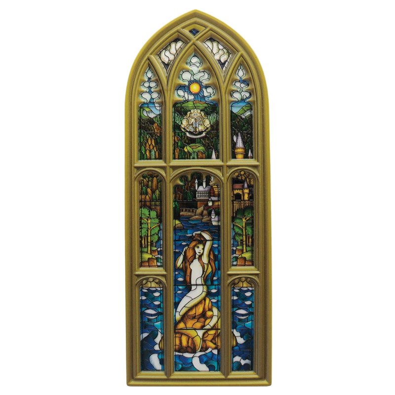 PLAQUE VITRAIL SIRENE EN RESINE - Harry Potter