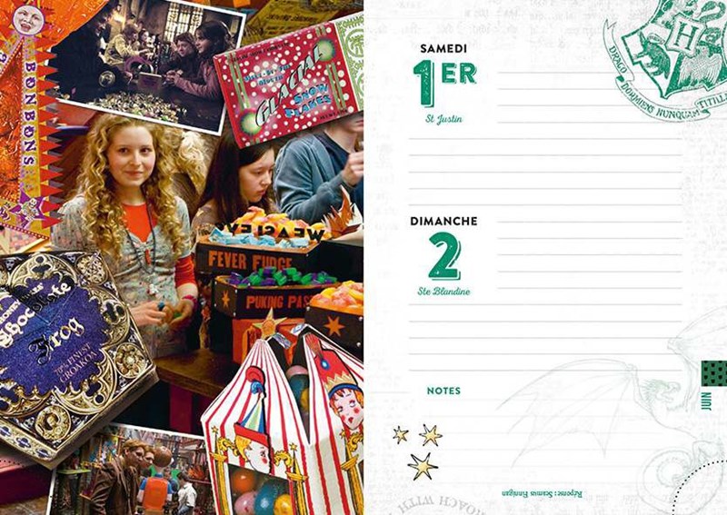 Agenda Harry Potter 2023-2024