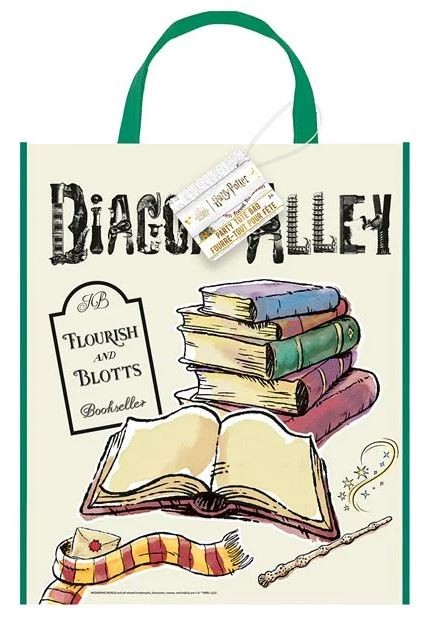 Sac plastique à cadeaux Harry Potter