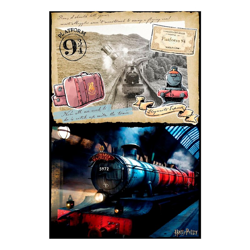 Puzzle à gratter Scratch Off Poudlard Express 500 pcs