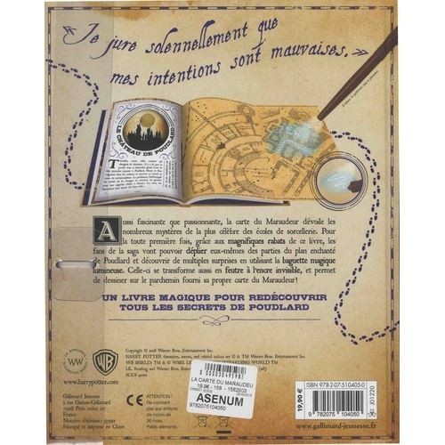Livre La Carte du Maraudeur - Le Guide Magique
