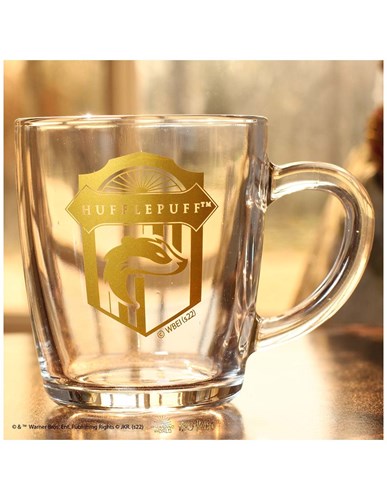 Mug Poufsouffle en verre Arribas - Harry Potter