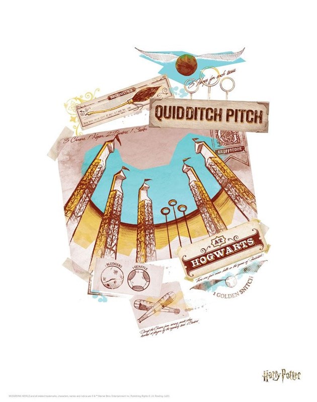 Set de 10 lithographies Harry Potter de qualité supérieure