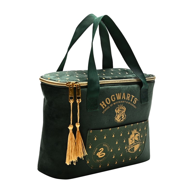 Sac à lunch velours Serpentard - Harry Potter