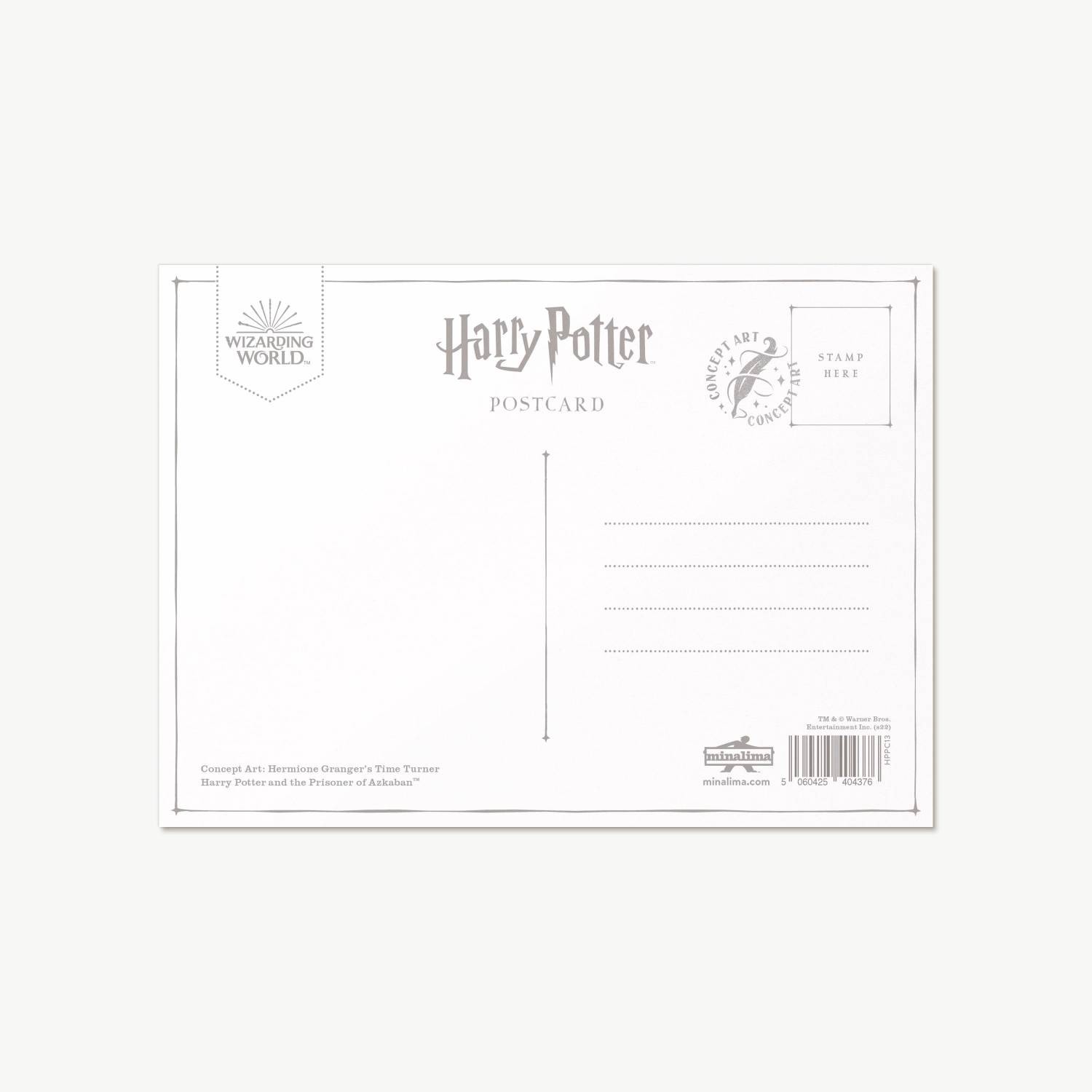 Harry Potter - Carte de voeux métallisée Retourneur de Temps - Imagin'ères